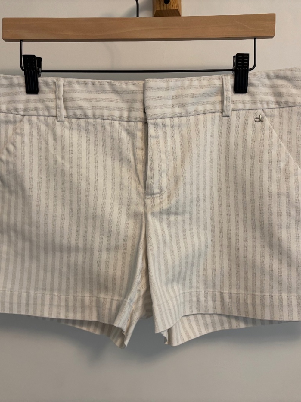 Calvin Klein stripe shorts